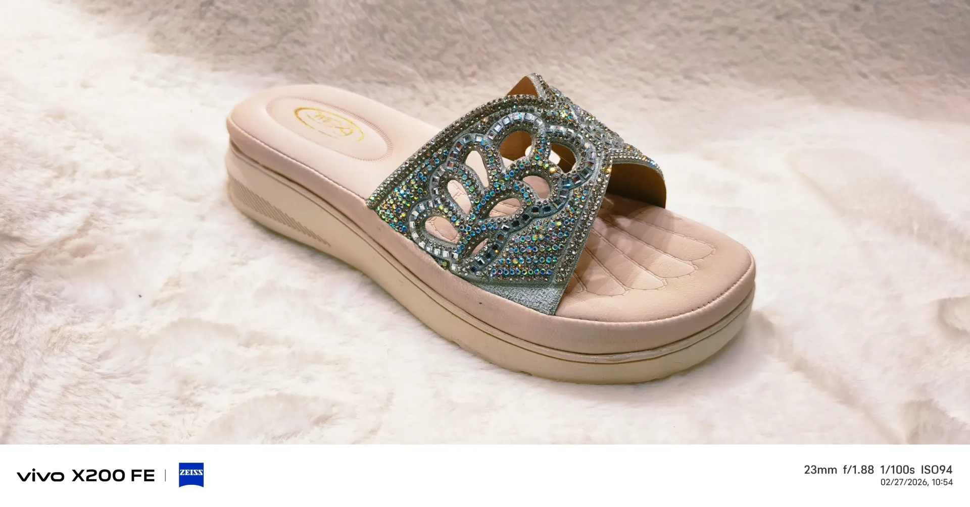 Fancy designer sandal